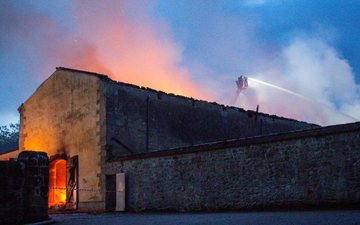 Incêndio atingiu parte das instalações do Château Margaux em Bordeaux