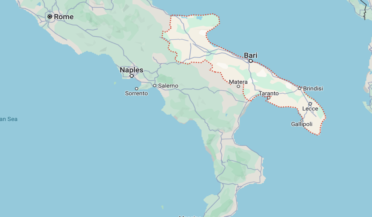 mapa Itália